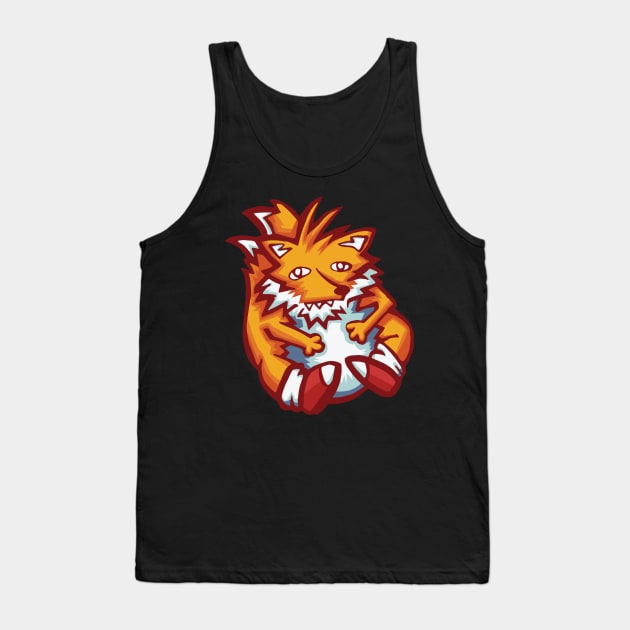 Two Tailed Fox Tank Top by thecamobot